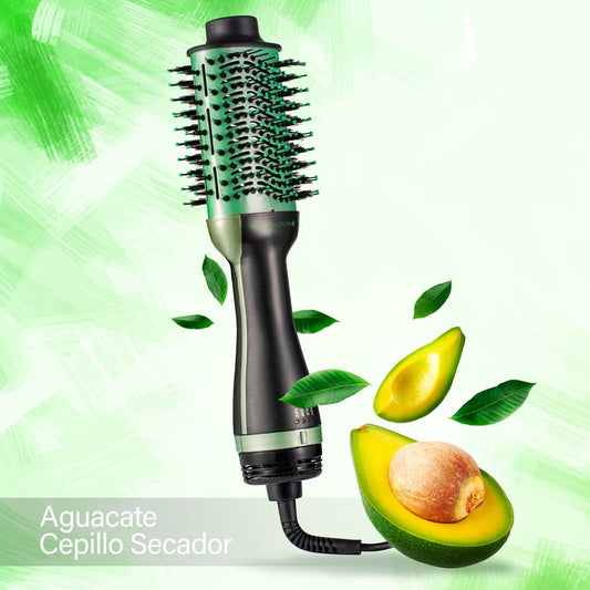 Cepillo Secador Para Cabello Aguacate