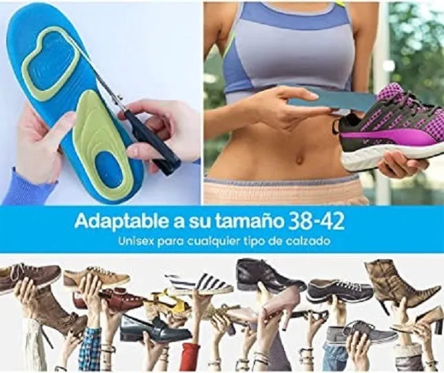 Plantillas ortopedicas en Gel