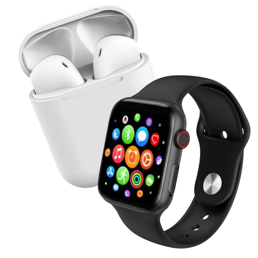 RELOJ INTELIGENTE T500+AUDIFONOS I12